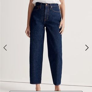 NWT Madewell balloon blue jeans